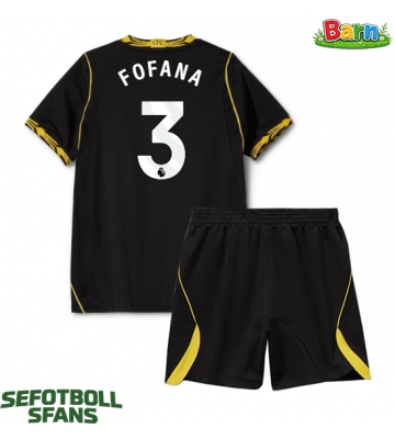 Chelsea Wesley Fofana #3 Bortaställ Barn 2026-27 Kortärmad (+ Korta byxor)